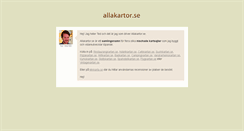 Desktop Screenshot of allakartor.se